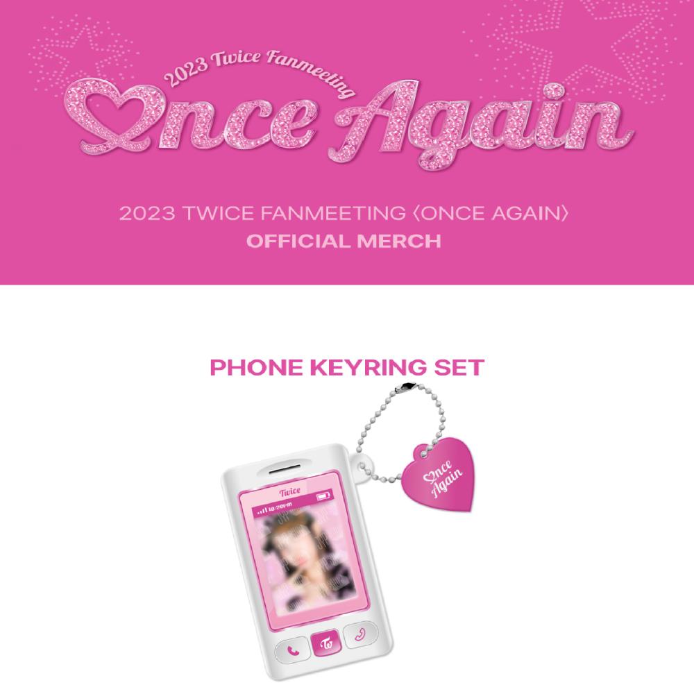 

Оформите предзаказ TWICE 2023 Fanmeeting Once Again, набор брелоков для телефона