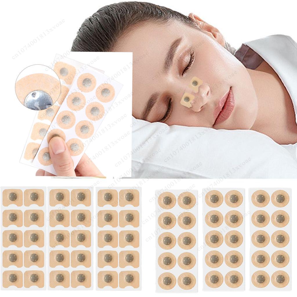 10/30/60/120Pcs Nose Breathing Patches Magnetic Suction Iron Nasal Strips Increase Air Improve Sleep Quality Reduce Snoring