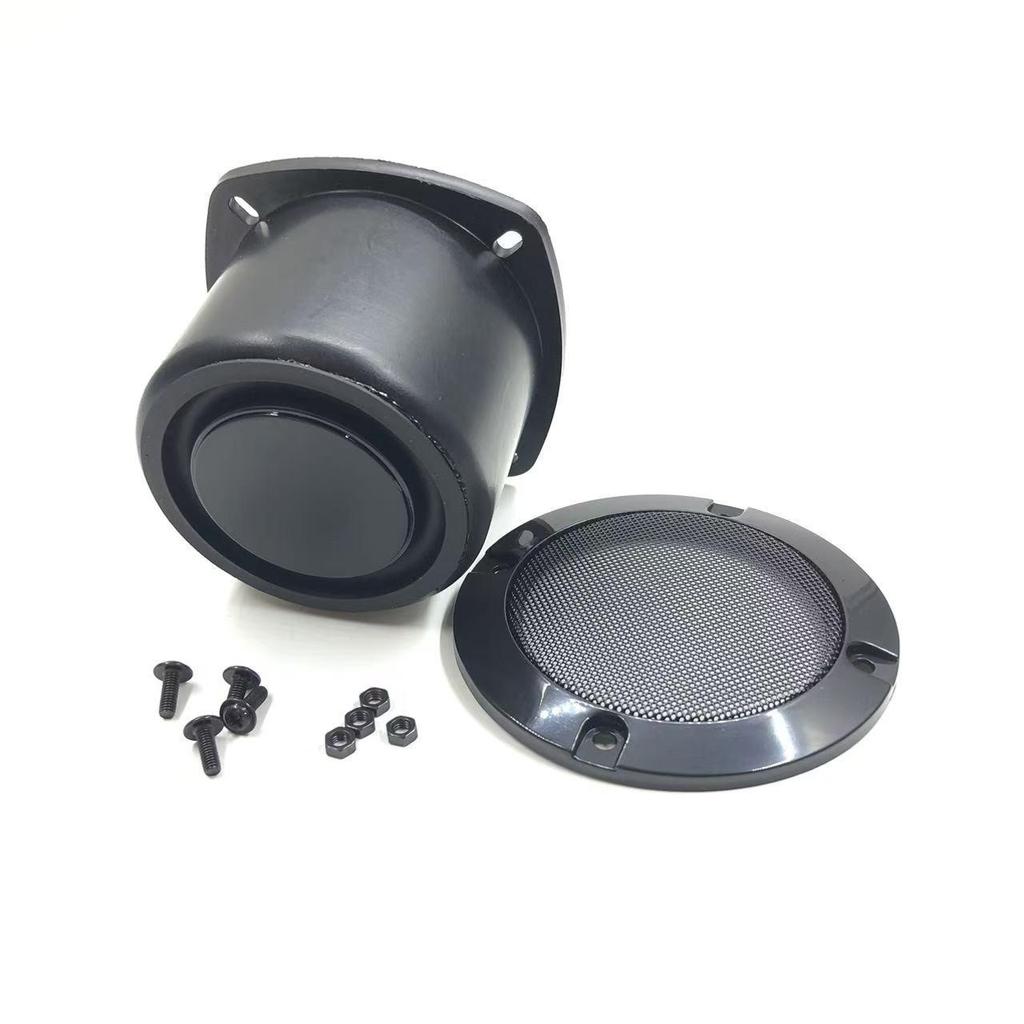 3-Inch Speaker Enclosure with Bass Diaphragm for Home Audio, Electric Vehicles, and Motorcycle Horn DIY Projects