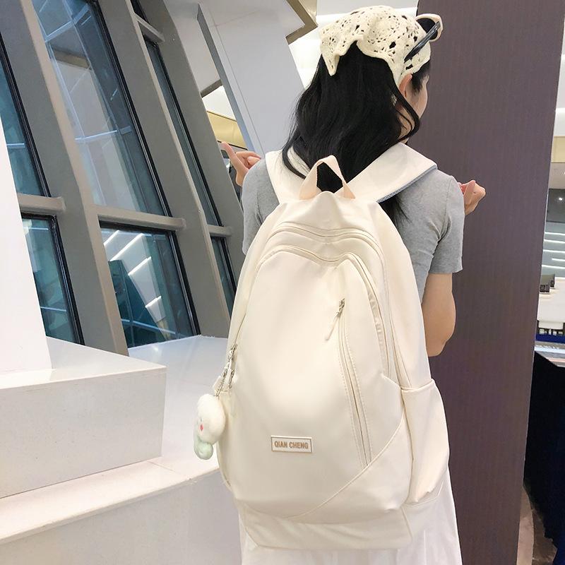 Japanese Simple Backpack New Large-capacity Student Schoolbag Casual Simple Backpack