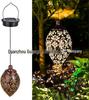 Cross-border Outdoor Iron Solar Floodlight for Courtyard, Garden, Balcony Decoration, Landscape, and Wall Hanging.