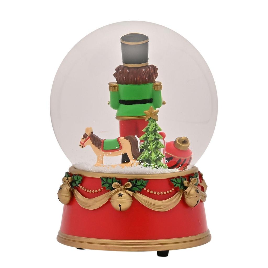 Musical Nutcracker Snow Globe