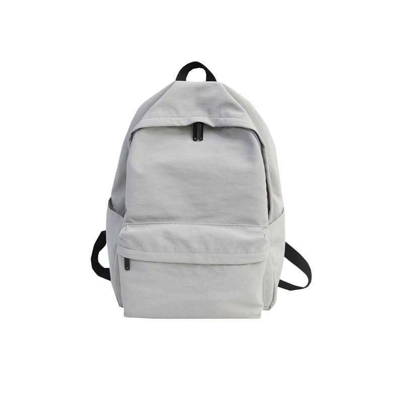 

Fashion new schoolbag female Korean version ulzzang versatile high school backpack female student ins campus simplicity серый