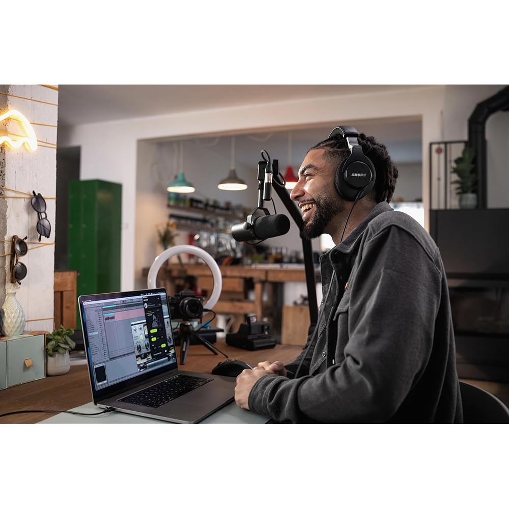 [VGP2025 Gold Award] SHURE Sure Professional Studio Headphones SRH440A-A Black: Wired Sealed Fold...