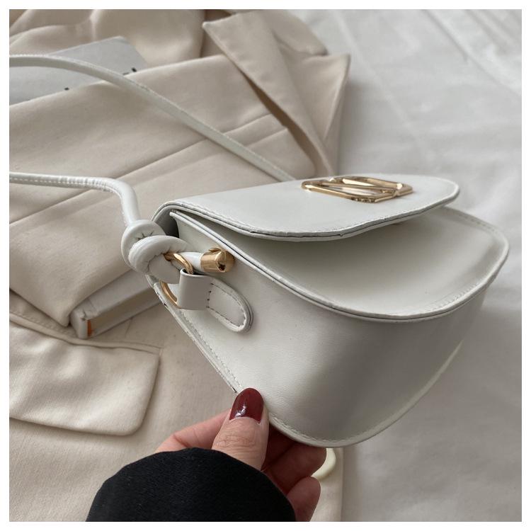 Frühlingsmode 2025: Damen Retro Einfarbig Achsel-Schultertasche mit Strukturdesign