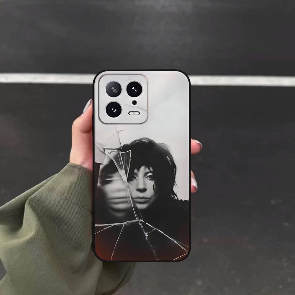 Singer A-Lady Gaga-S Phone Case For Xiaomi 11 12 Redmi Note 11 5G 8T 9A 9 10T Note8Pro Note9 12SUltra Black Case