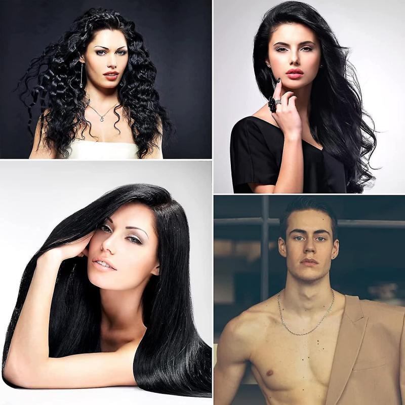 Temporary Hair Wax Colour, Black Hair Dye, Black Hair Wax Hair Style Dye Mud, Hair Spray Colour For Men Women Instant Styling