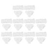 10set Disposable Bras and Panties Breathable Multifunctional Salon Top Garment Underwear for SPA Sauna White