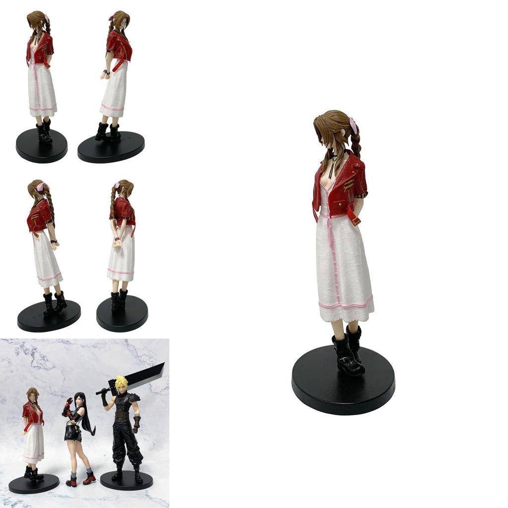 Figurka PVC Aerith Gainsborough z Final Fantasy z Kolekcjonerskim Stojakiem dla Fanów Gier
