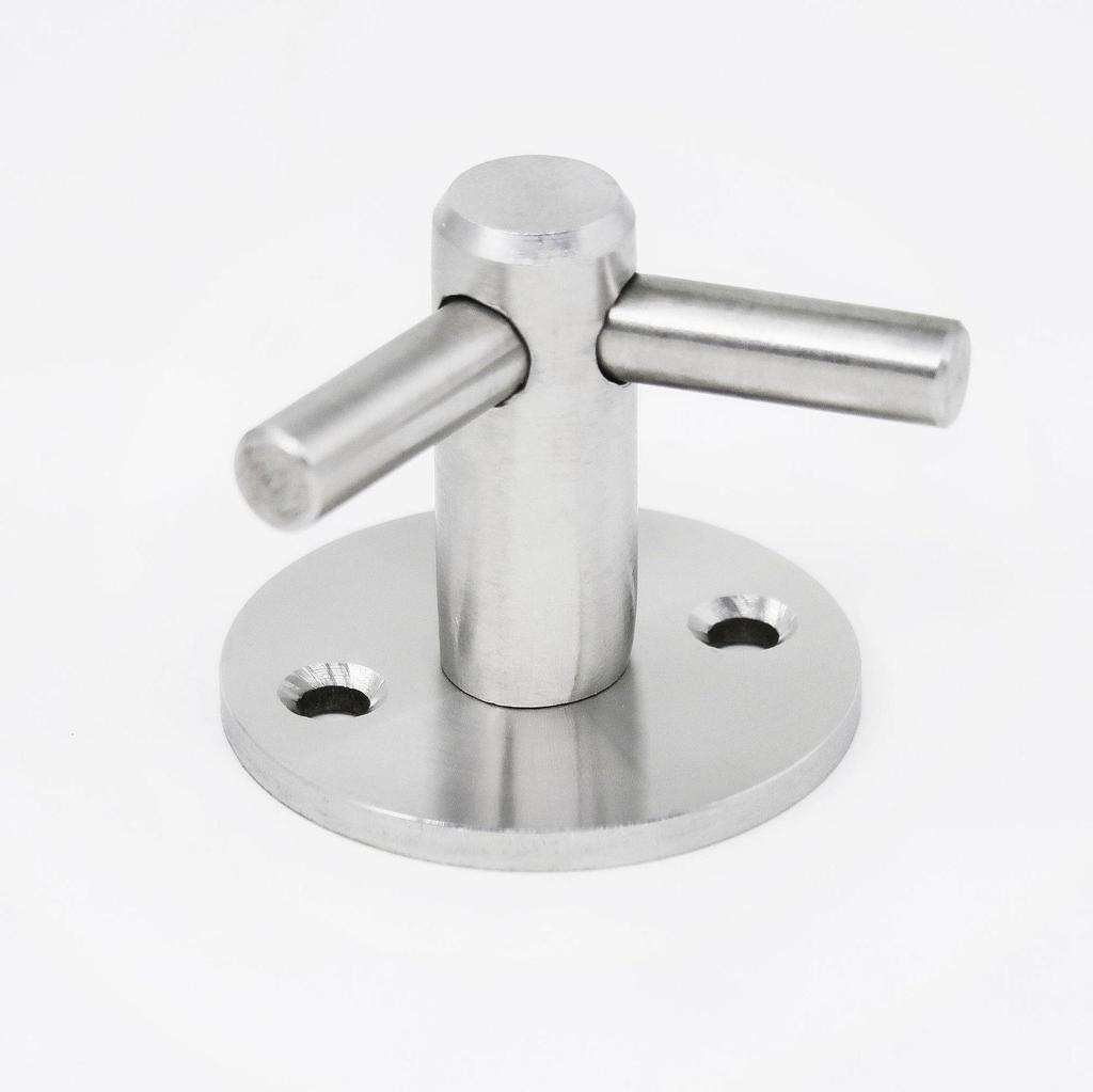 304 Stainless Steel Wall-Mounted Multi-Use Coat and Hat Hook, Single Hook for Bathroom