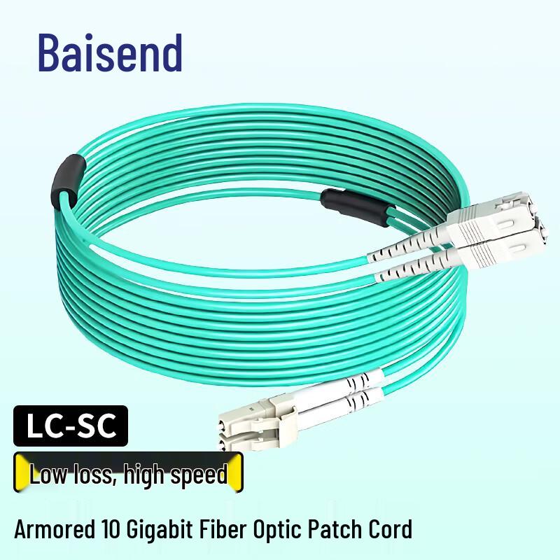 BOSENDE OM3 Armored Duplex Fiber Optic Patch Cable