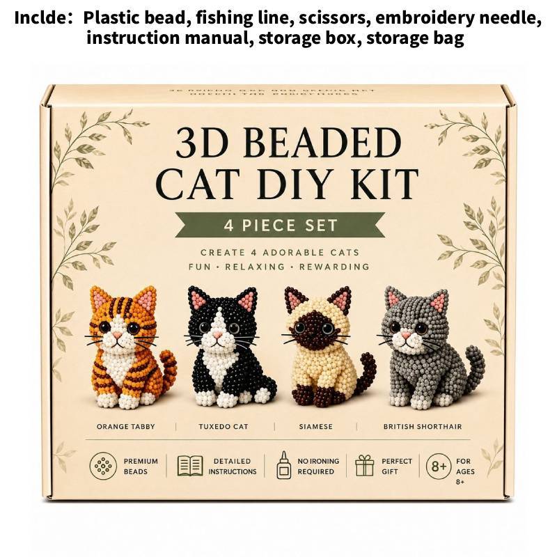 Diy 3d Bead Kit With Cartoon Gnome Figurines For Handmade Gift Creation