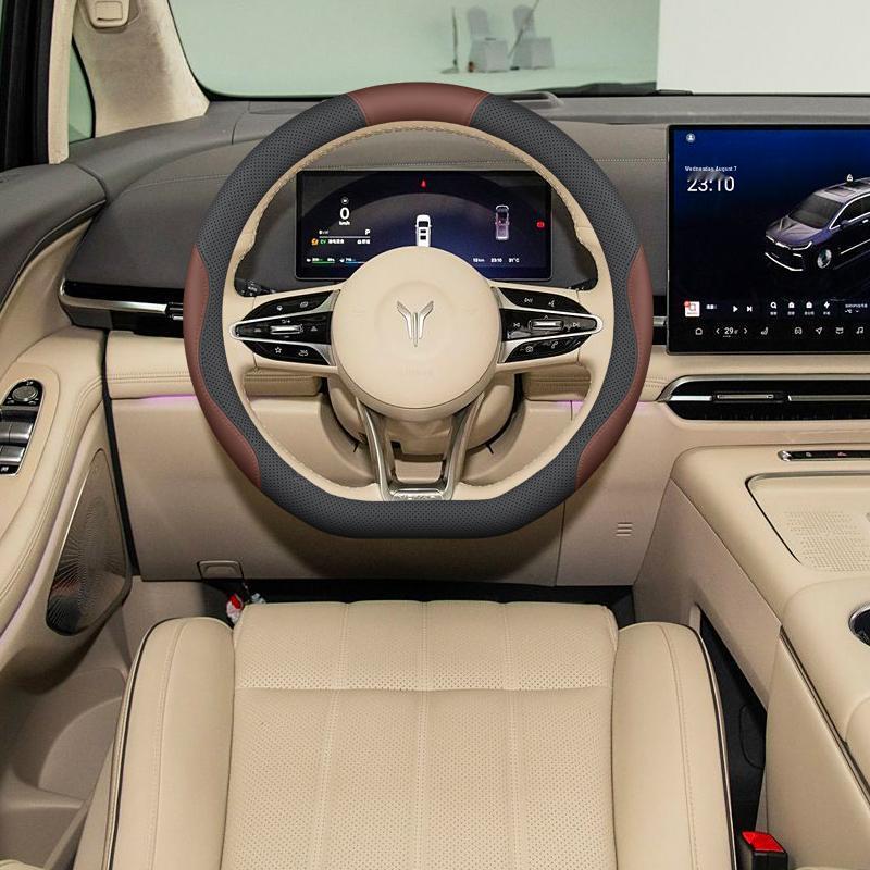 Voyah Dreamer Steering Wheel Cover: Anti-Slip, Odor-Free, No-Sew Grip for Interior Enhancement