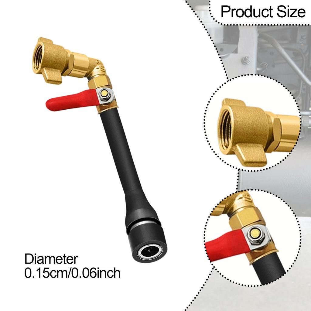Trucks Air Tank Intake Connector Connection Pipe Portable Gas Storage Professional Assembly SP20 Quick Connect M16x1.5 Thread