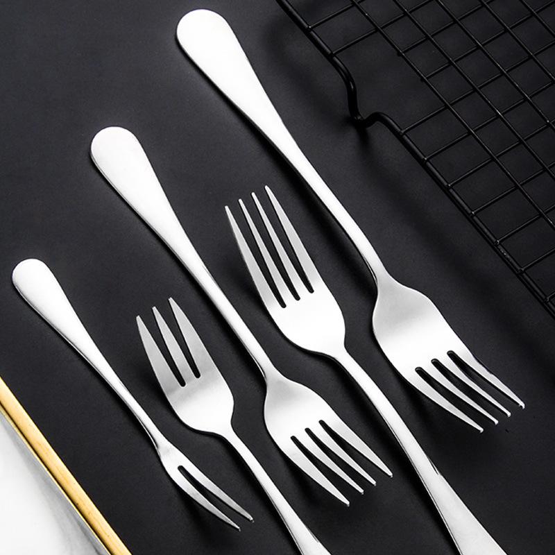 304 stainless steel fork table fork dessert fork tea fork fruit fork supplies laser