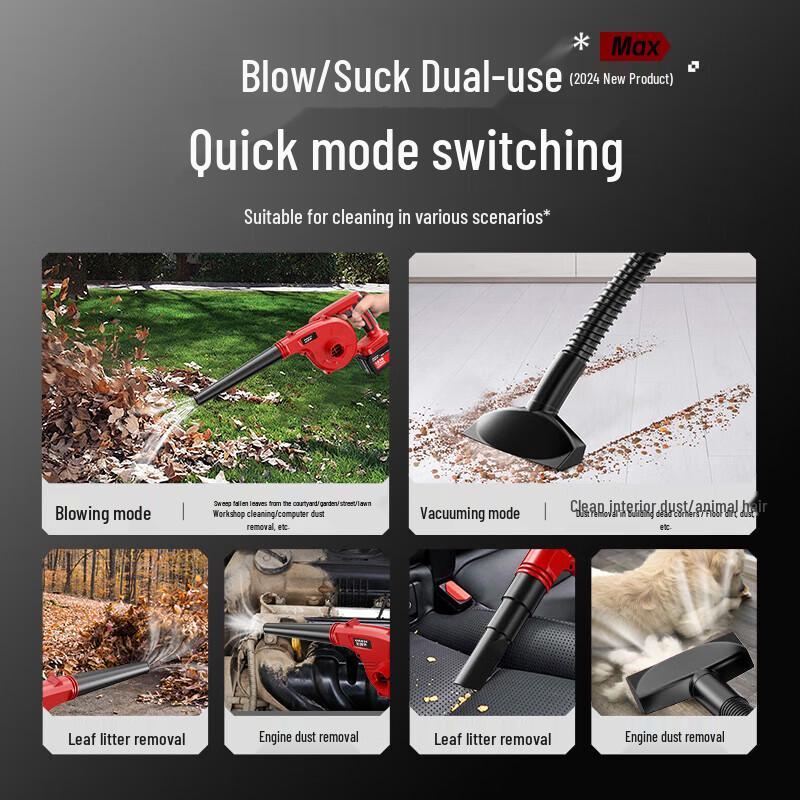 Oulaide Cordless 21V Lithium-Ion Blower Series CN Plug (adapter Included)