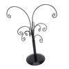 2pcs Xmas Ornament Tree Display Stand Metal Ornament Hold  Tree Jewelry Display Necklace Earring     