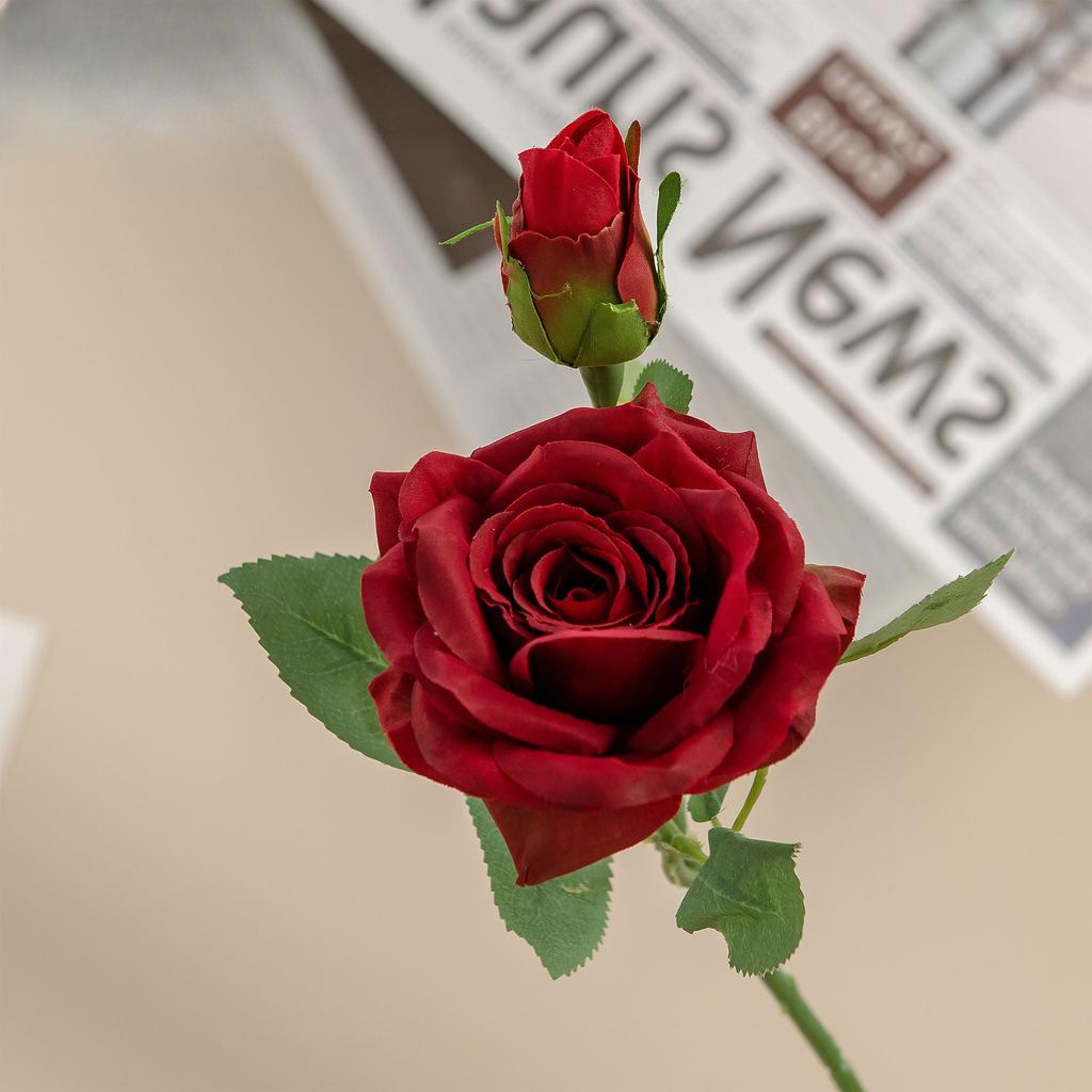 1pcs Latex Moisturizing Rose Real Touch Artificial Flowers Wedding Decor Rose Flower Arrangement Party Home Accessories