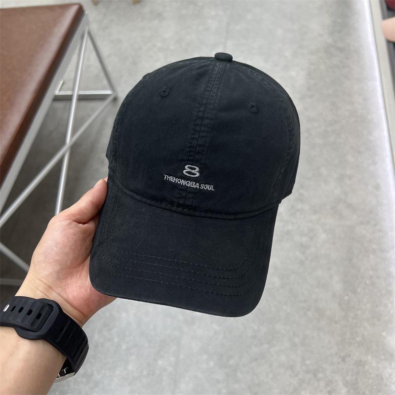 Large head circumference baseball cap Unisex small face deepened large casual embroidery letter cap