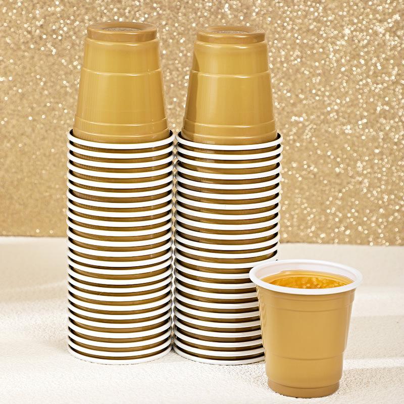 50pcs 2 Oz Plastic Shot Cups Mini Shot Glasses Party Cups Beer Taste Serving Snacks Plastic Shot Cups Plastic Mini Water Cups Jello Shots