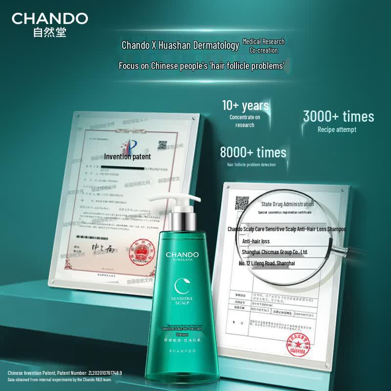 Chando Sensitive Scalp Anti-Hair Loss Shampoo & Conditioner Set