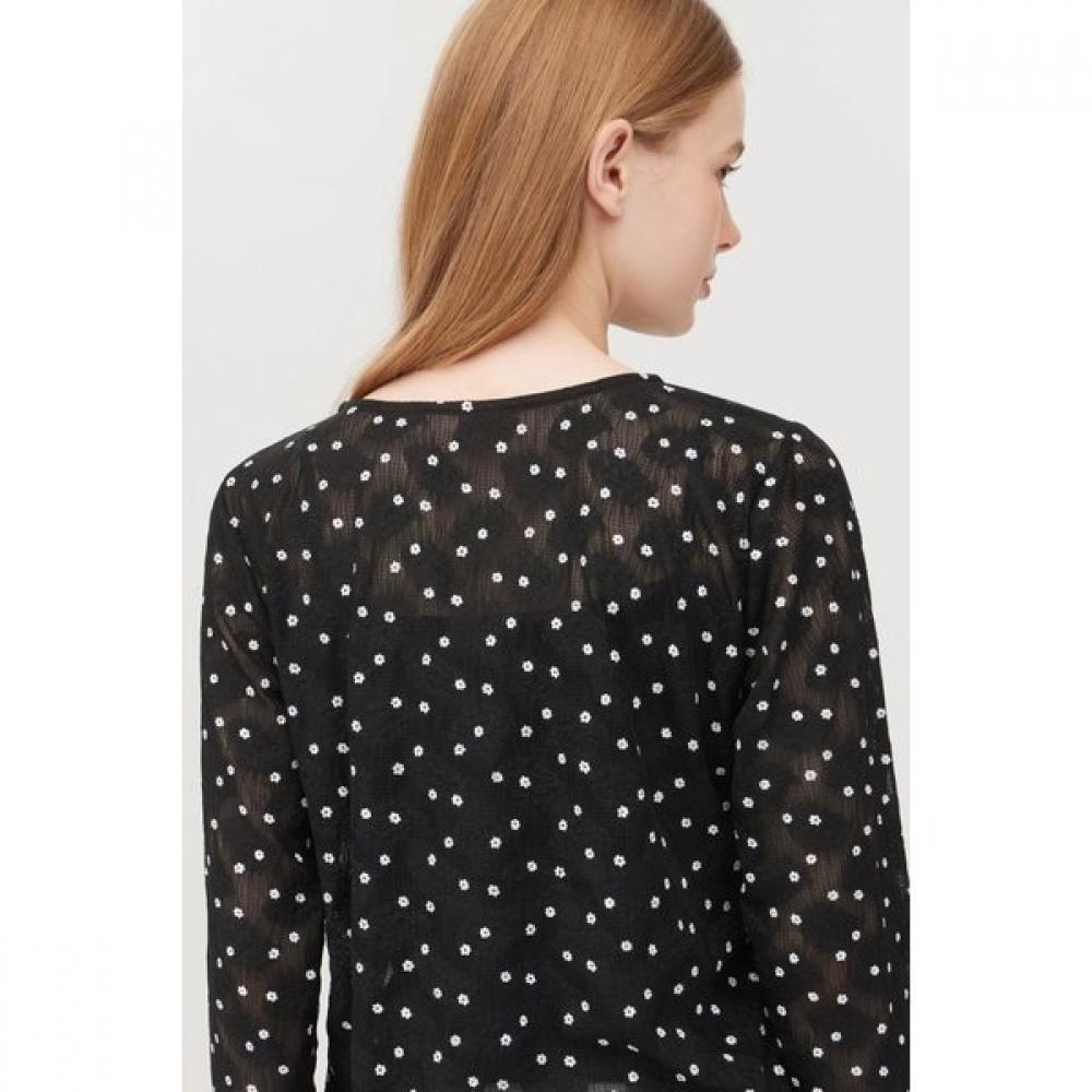 BeneTTon Wrinkle Sheer T shirT baTse2541