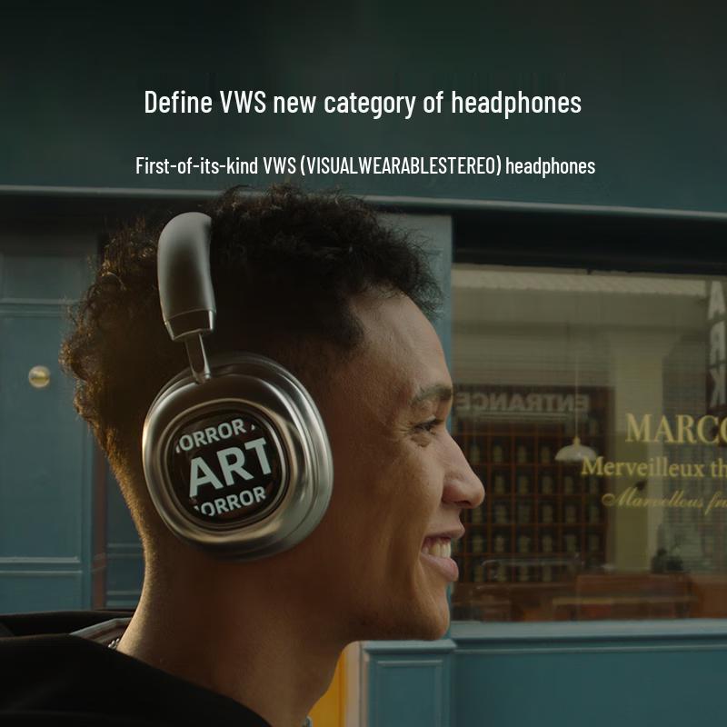 MORRORART VWS X1 Wireless Bluetooth Display Headphones