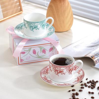 Anneler Günü Retro Kahve Fincanı Tabağı Seramik Fincan Tatil Hediyesi Düğün Yeni Eve Taşınma Doğum Günü Hediyesi Hatıra