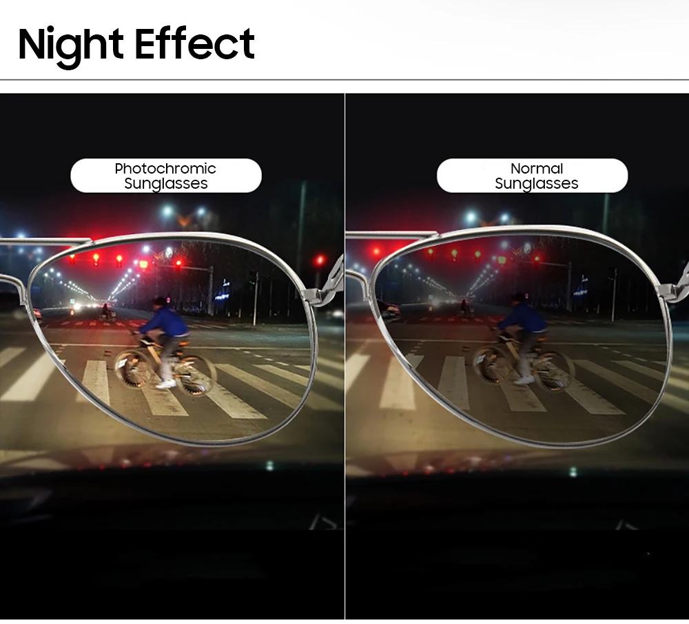 VIVIBEE Klasický design Čtvercové Polarizované Pánské Řidičské Sluneční Brýle Fotochromatické Polární Sluneční Brýle 2025 Trendy Vysoce Kvalitní Odstíny