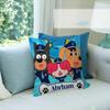 Cartoon Sicherheits-Sheriff Labrador Kissenbezug Cartoon Geschenk Kissenbezug Schlafzimmer Zuhause Sofa Stuhl Sitz Dekor Kissenbezug