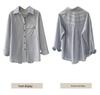 Orange Zhi Women's French Striped Shirt - Early Spring 2025 Design 