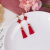 Lucky Cat Wedding Chinese Knot Earrings Chinese Style Earrings Women Drop Earrings Fashion Jewelry