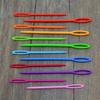100PCS Plastic Sewing Needles Large Eye Plastic Yarn Needles for Kids Craft Plastic Embroidery Needle for DIY Sewing Handmade