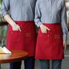 Waterproof Canvas Half-Body Chef Apron with Custom Logo
