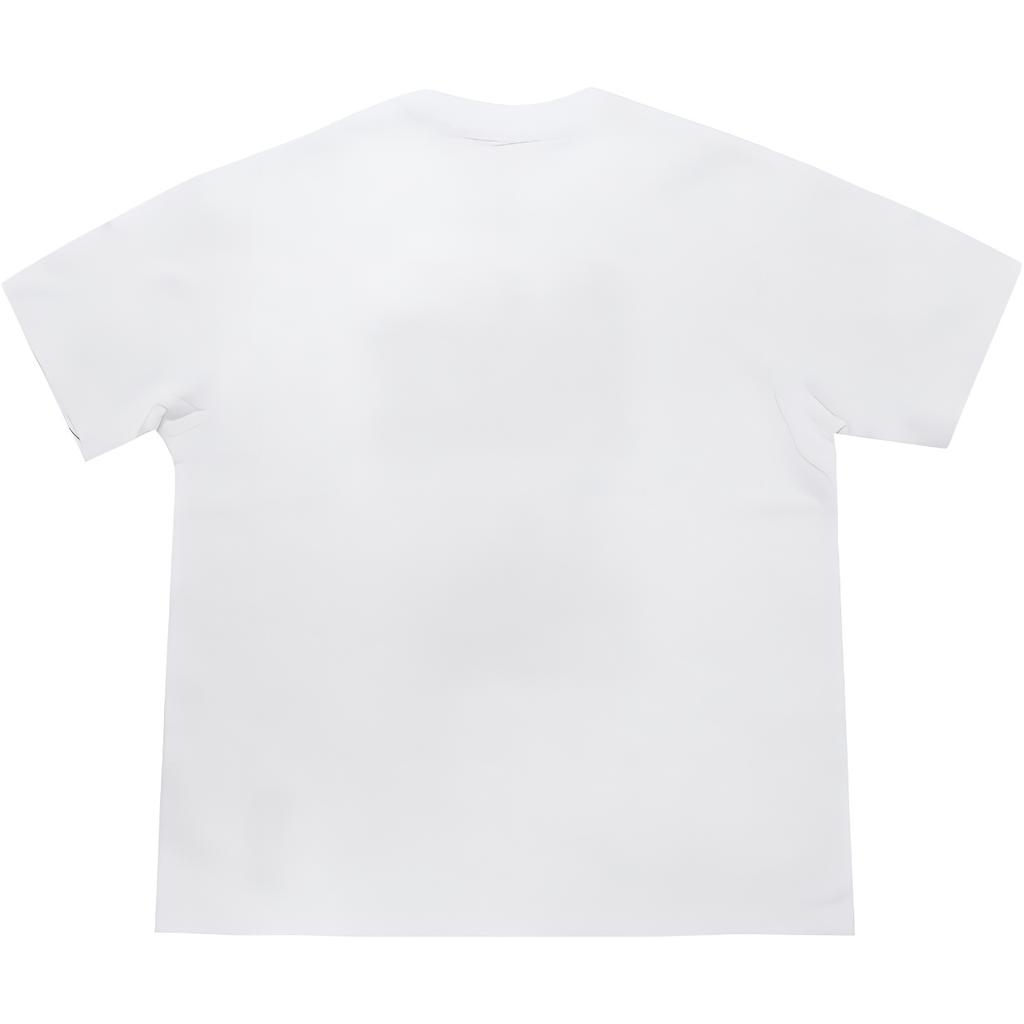 Nike Logo Print Round Neck Vintage Short Sleeve T-Shirt With Dropped Shoulders Men Tops White FD1323-100