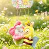 Bee Rabbit Flower Fairy Keychains Bag Charms Plush Keychains Magnetic Couple Pendant  Backpack