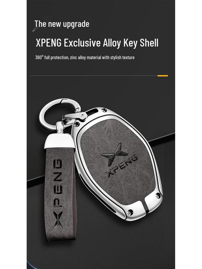 Compatible Models: Xiaopeng P7, P5, G3, G3i, G9 Key Case – Unisex Car Key Shell Cover
