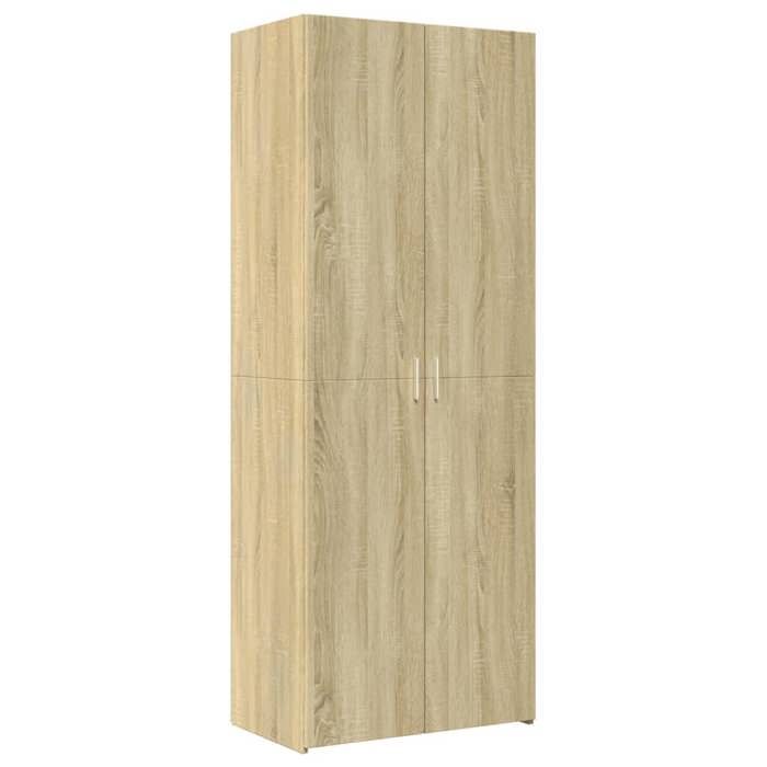 VidaXL Highboard Sonoma Oak 70x42.5x185 Cm Engineered Wood, Sideboard, Storage Cabinet, Side Panel, Cabinet, 3281422