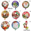 Snowman ChristmasTree Santa Claus Air Balloons Cartoon Balloons Christmas Decorations Aluminum Foil