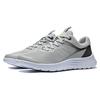 Li Ning Light Feather Cushioning Slip Resistant Abrasion Resistant Low top Casual Running Shoes Men's Gray ARST019-3
