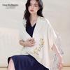 Hang Sifu Su Embroidery 100% Mulberry Silk Scarf Shawl