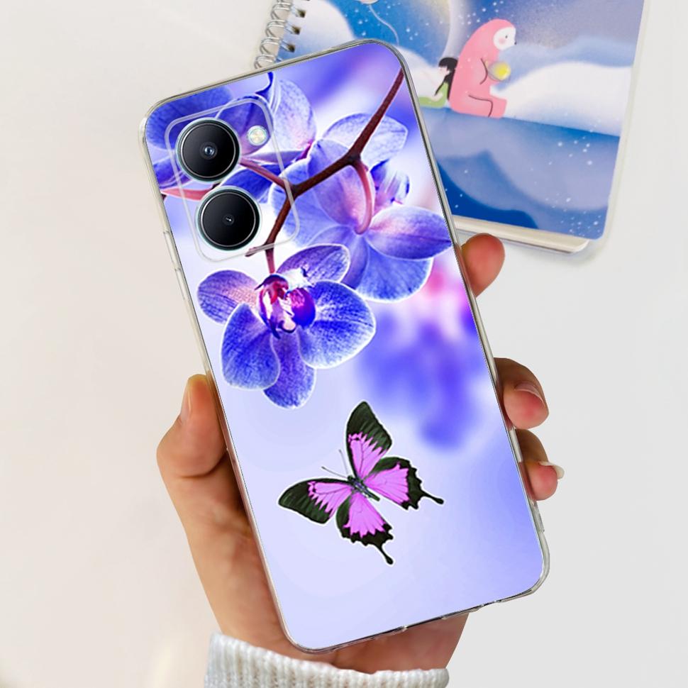 For Realme C33 Case RMX3624 Cute Fashion Phone Cases Soft Silicone Back Cover For Realme C 33 C33 4G Bumper Shockproof Shell
