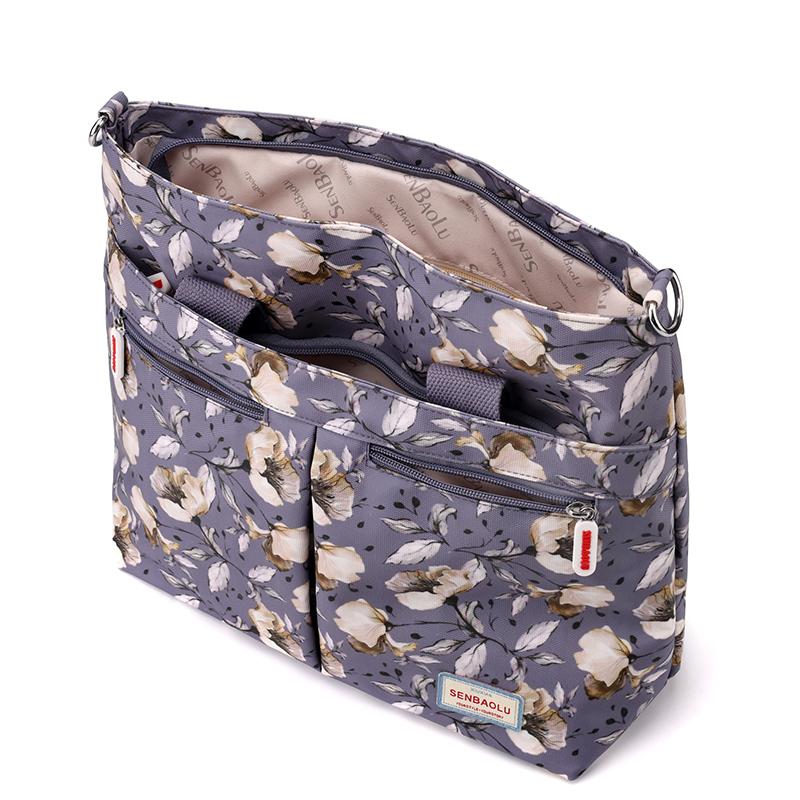 Women's Floral Pattern Handbag Vintage Shoulder Bag Large Capacity Crossbody Bag