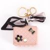 1 PC Cute Key Bag Owl Coin Purse Mini School Bag Car Key Chain Pendant Lady Wallet PU Leather Coin Purses Coin Purse Keychain