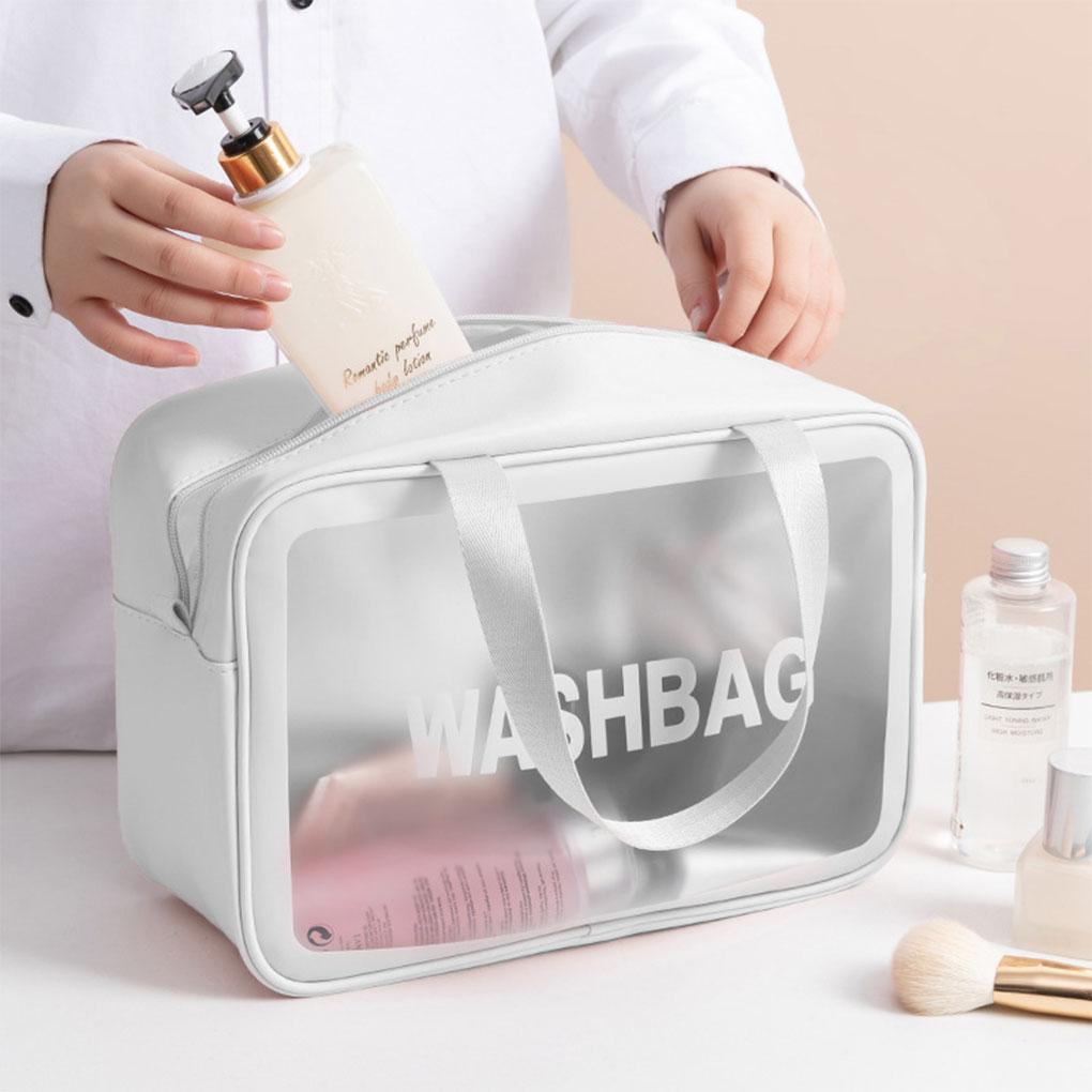 Women Travel Storage Bag Toiletry Organize Waterproof PVC Cosmetic Bag