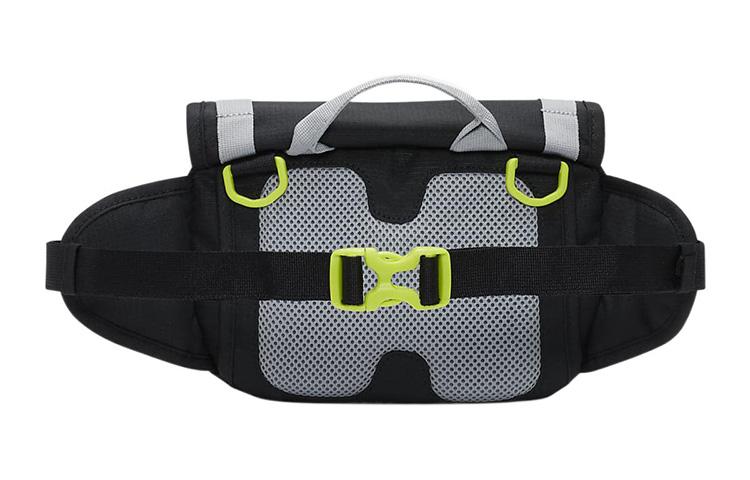 Nike Fabric One Shoulder Crossbody Fanny Pack Regular Unisex Black/Gray DJ9681-010
