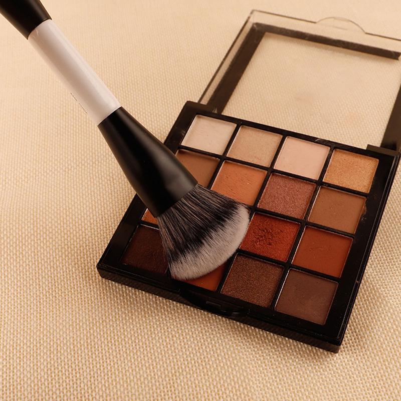 1/4Pcs Multi-Functional Foundation Makeup Brush Double-Ended Contour Brush For Beauty Blending Liquid Powder Concealer Cream