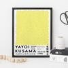 Yayoi Kusama Mostra di opere d'arte Poster e stampe Punto wireless Immagini di arte della parete Pittura su tela per soggiorno Decorazioni per la casa