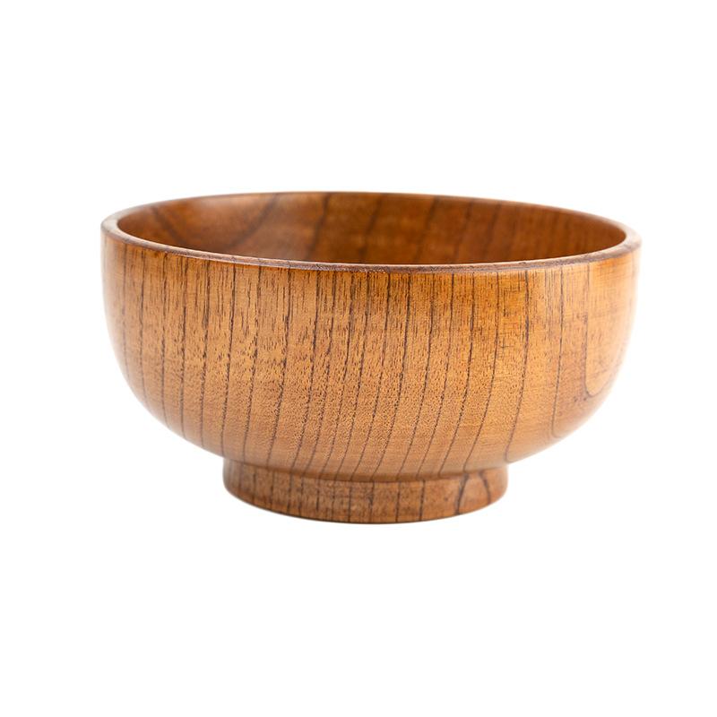 Small Japanese Wooden Rice Bowl Restaurant Wooden Creative Miso Soup Bowl