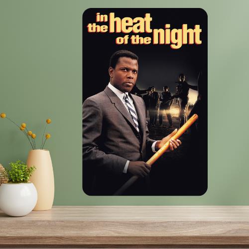 In the Heat of Night Classic Movie Metal Poster Sign 20x30cm(7.8x11.8inch)